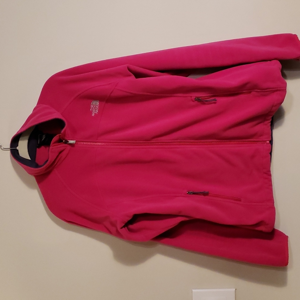 Women's The North Face Fuschia Full-Zip Fleece Jacket